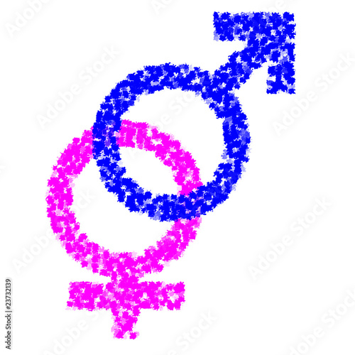 woman and man