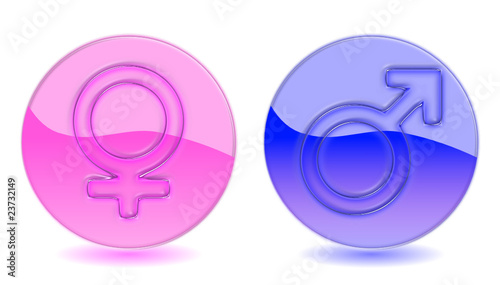 woman and man