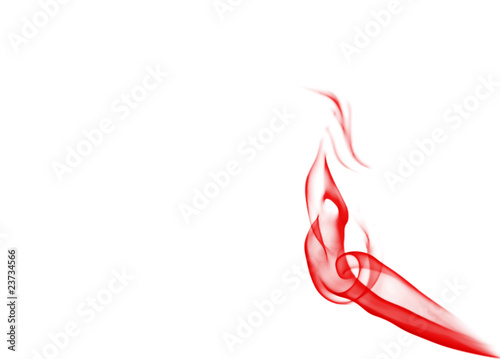 abstract, smoke on a white background