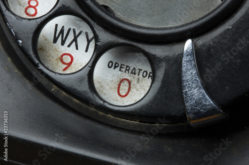 Εκτύπωση καμβά Old rotary telephone