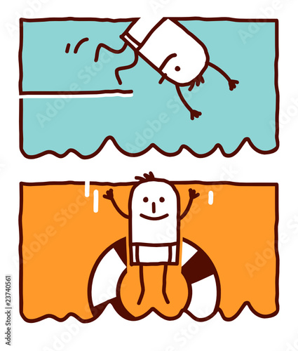 diving & jumping in the water