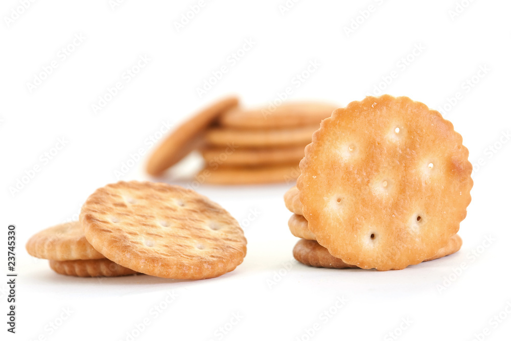 Round salted cookie Round salted cookie