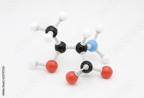 Threonine Amino Acid Molecule