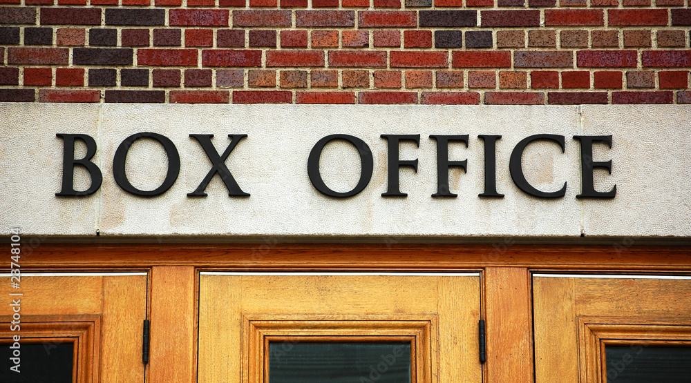 Obraz premium Theater box office sign