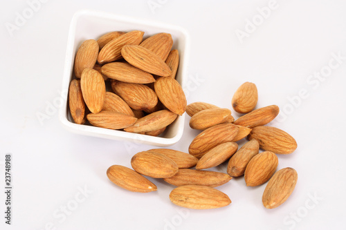 Fresh almonds