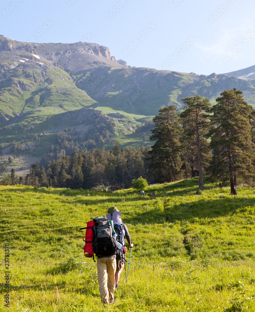 Fototapeta premium Summer hike