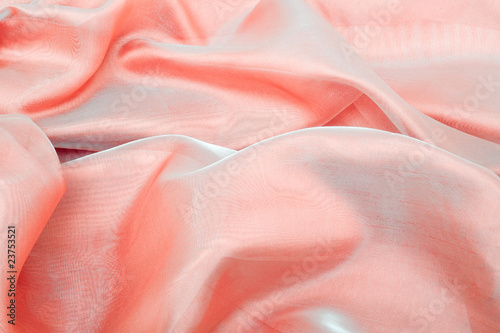 Abstract background pink chiffon organza
