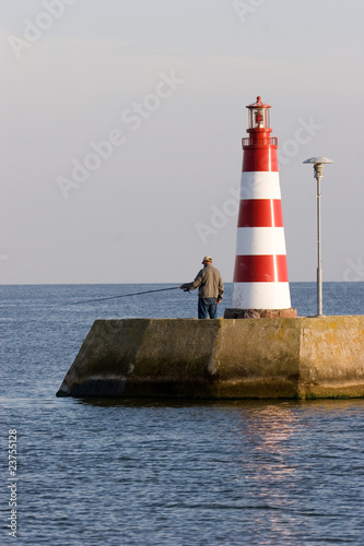 Fotografi Lighthouse in Nida, Lithuania