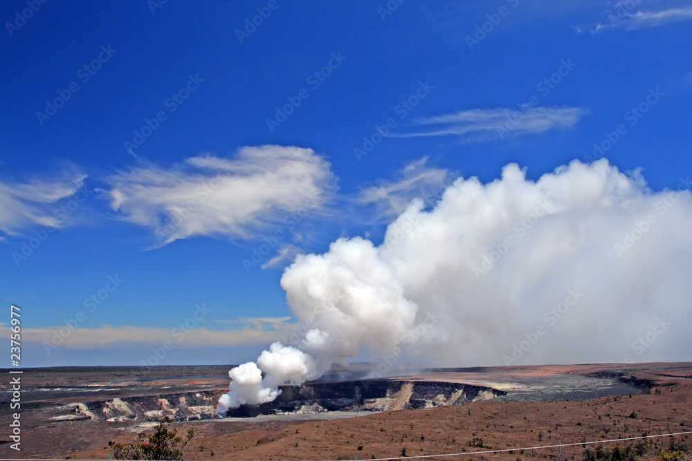 Fotobehang met Hawaii Volcanoes nationaal park #23756977