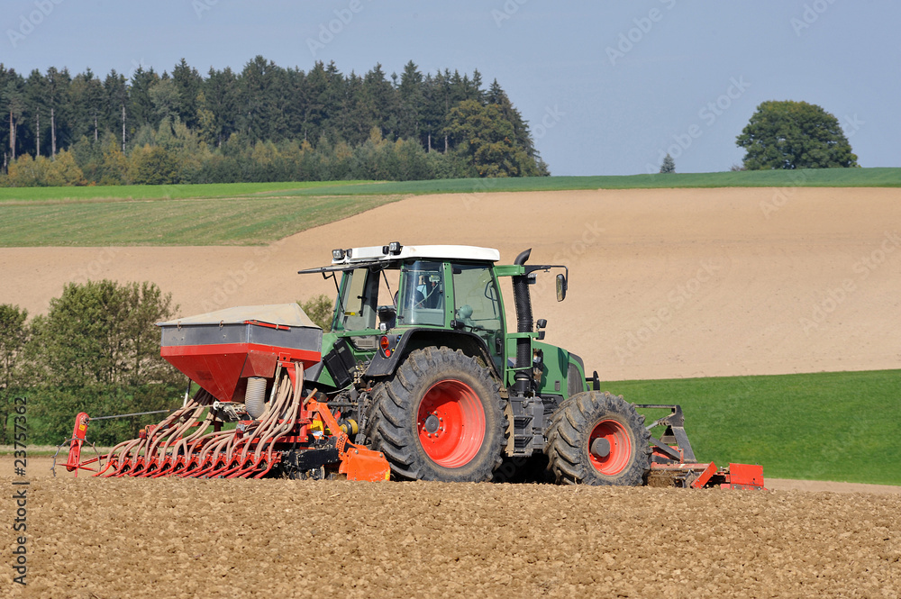 Naklejka premium Getreideanbau