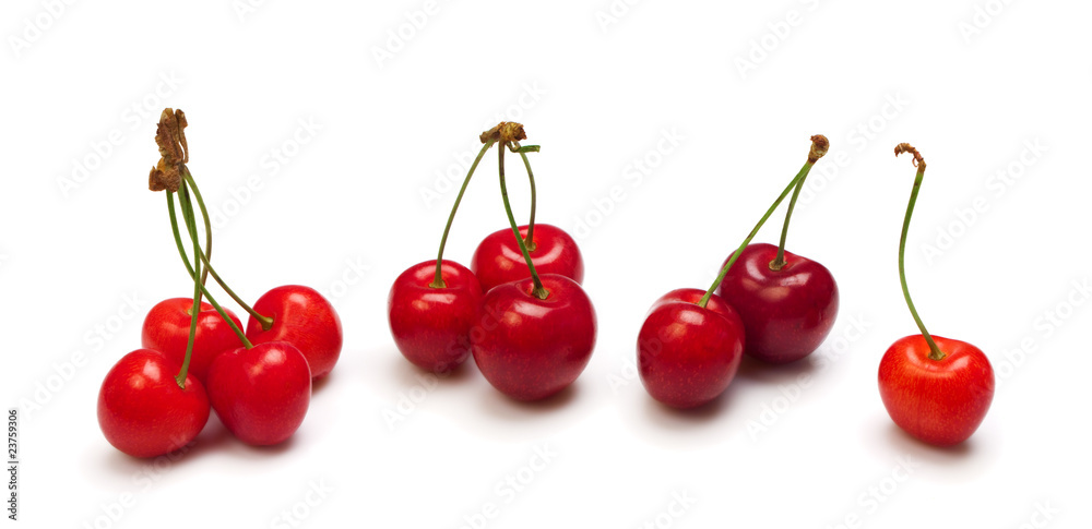cerises par 4, par 3, par 2... cerises par 4, par 3, par 2...