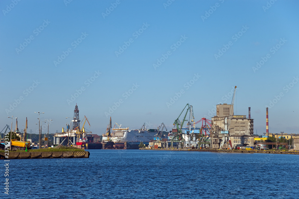 Port and shipyard