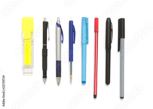 Different pens