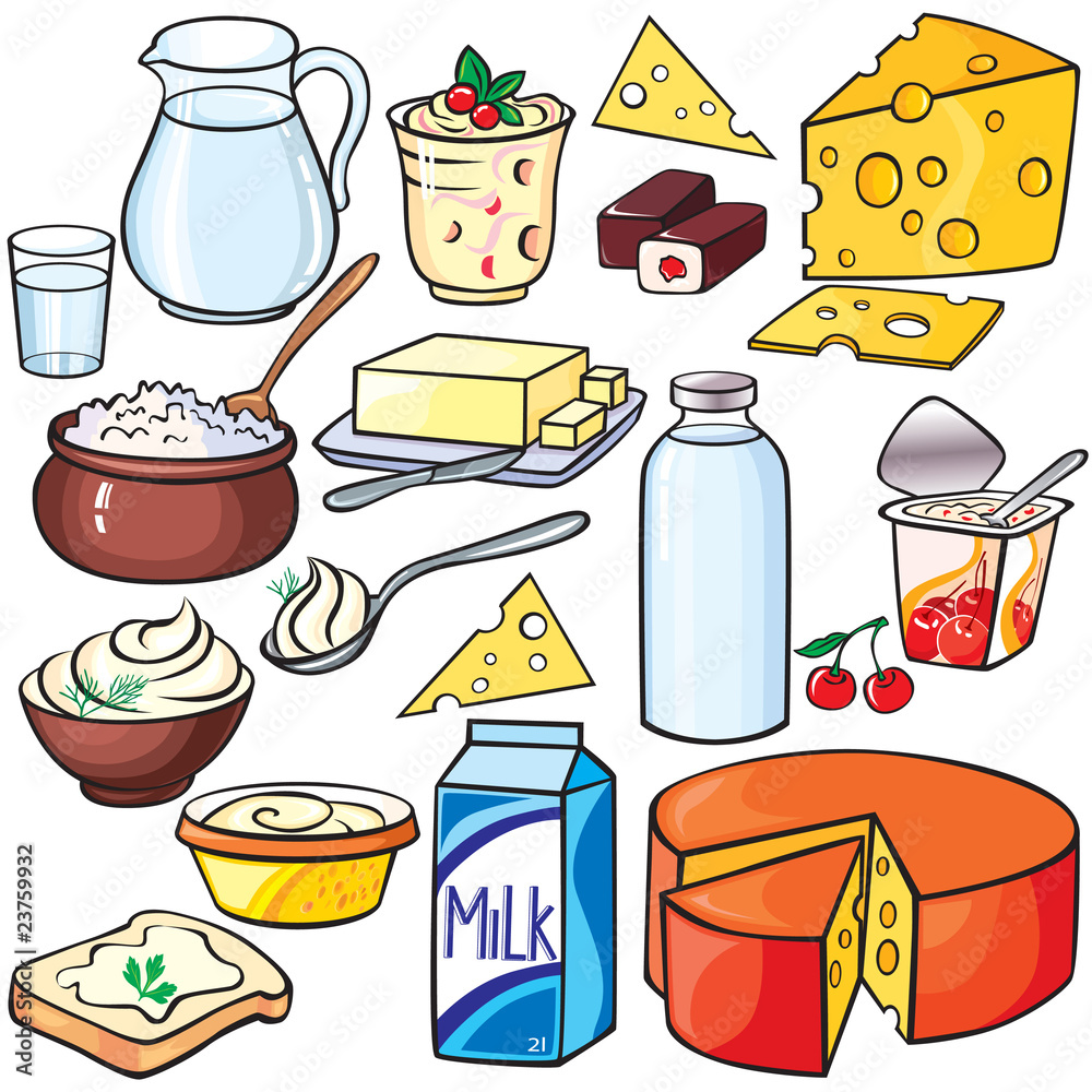 Dairy Food Clipart