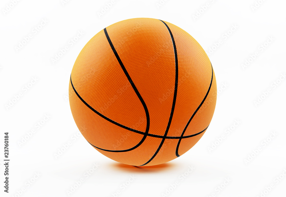 Fototapeta premium Basketball ball isolated on white