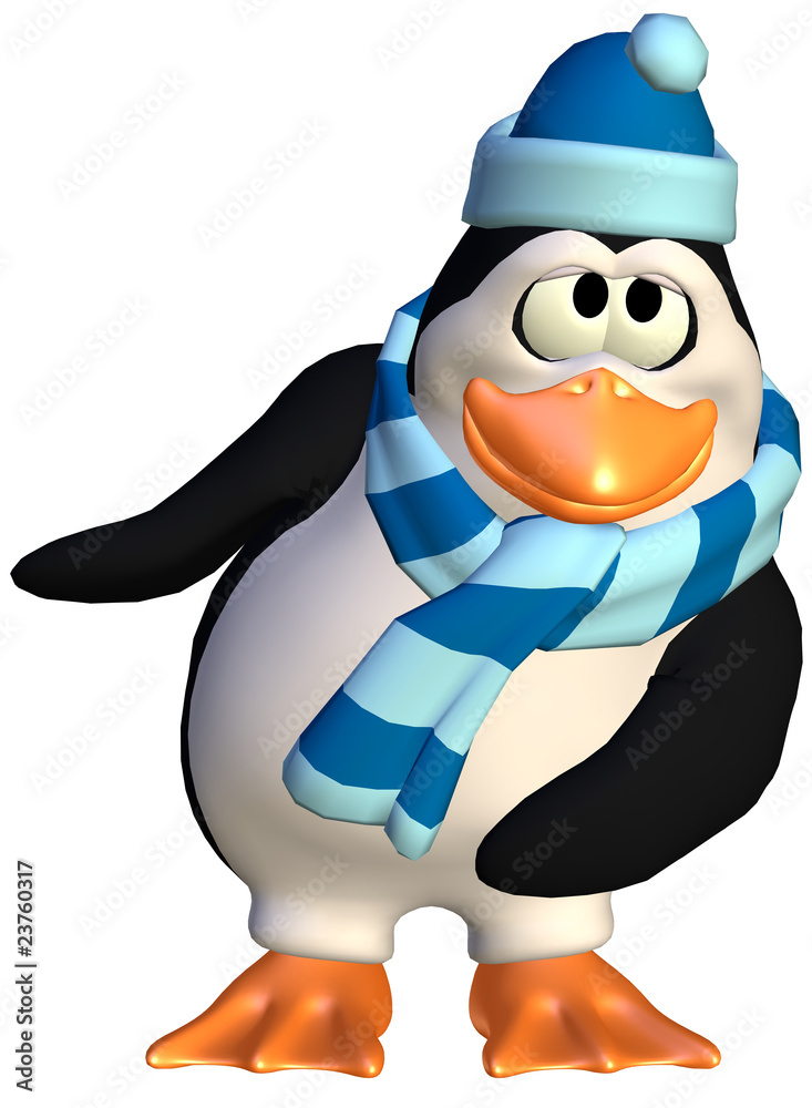 Fototapeta premium dancing penguin