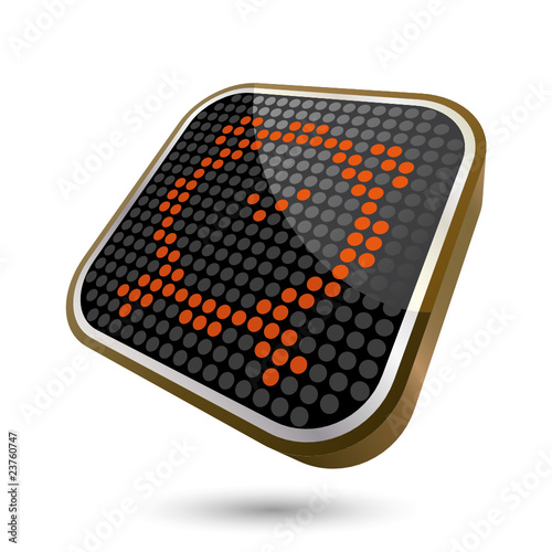 wecker alarm symbol zeichen retro