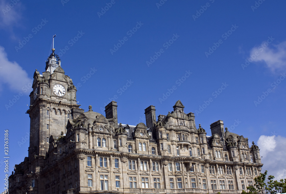 Building with a clock tower