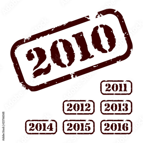 Stamp 2010-2016 (brown)