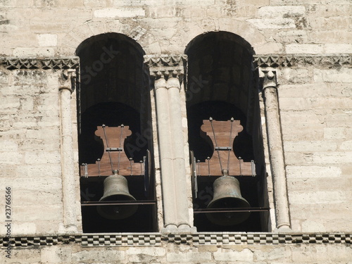 Torre de la iglesia de Sta. Mª de la Antigua en Valladolid photo