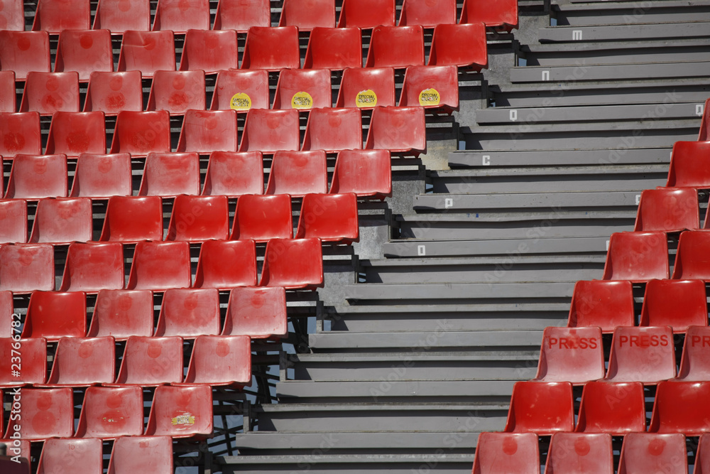 Fototapeta premium red seats