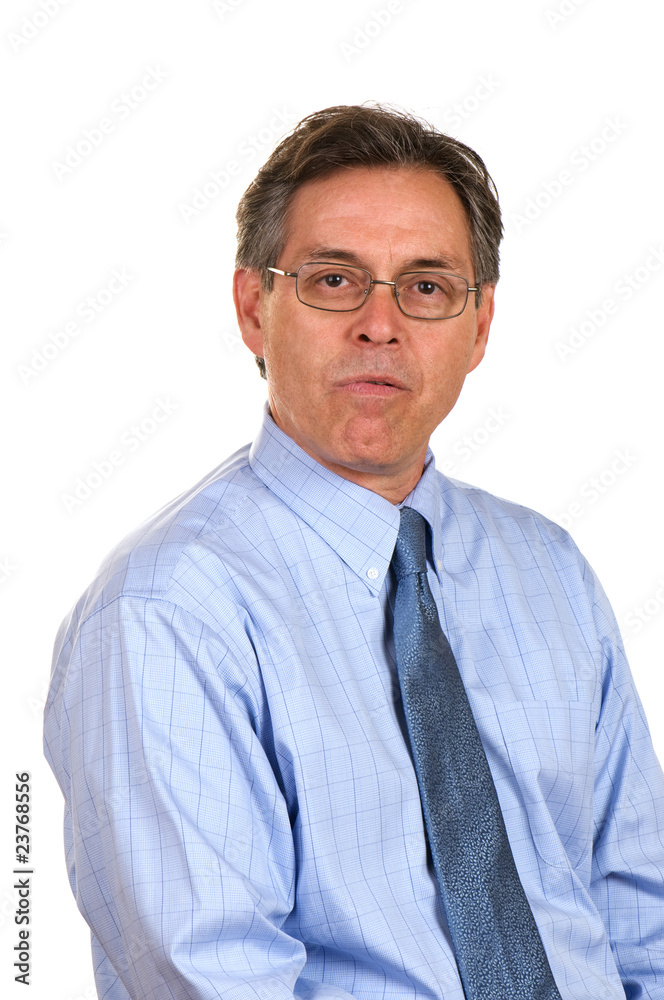 Unhappy Middle Age Businessman Unhappy Middle Age Businessman