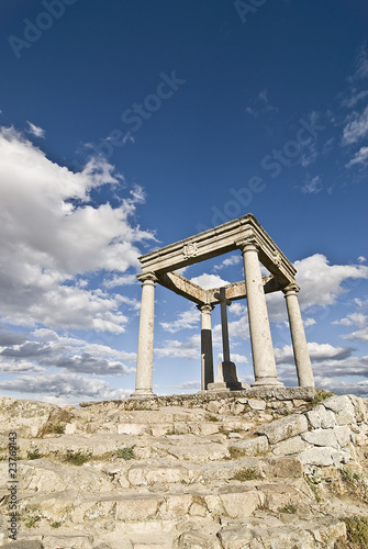 Monumento de los cuatro postes en Avila.