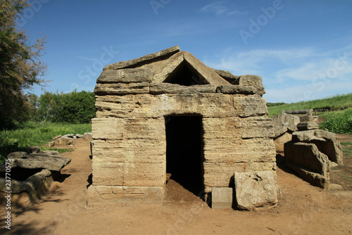 etruscan tomb, Baratti, Tuscany