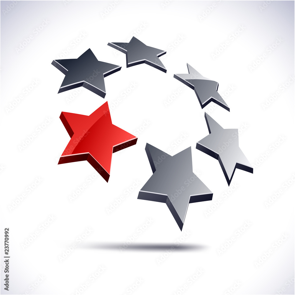 Abstract 3d icon. Abstract 3d icon.