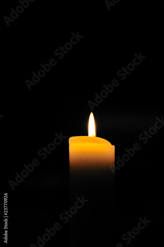 isolated candle