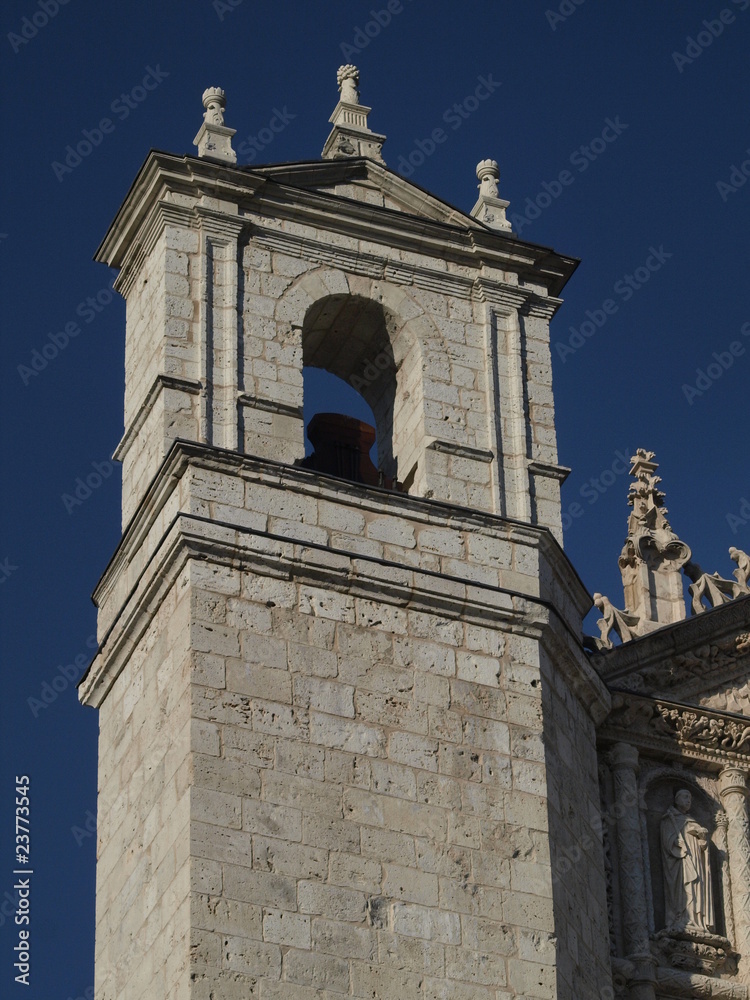 Detalle de la iglesia de San Pablo en Valladolid