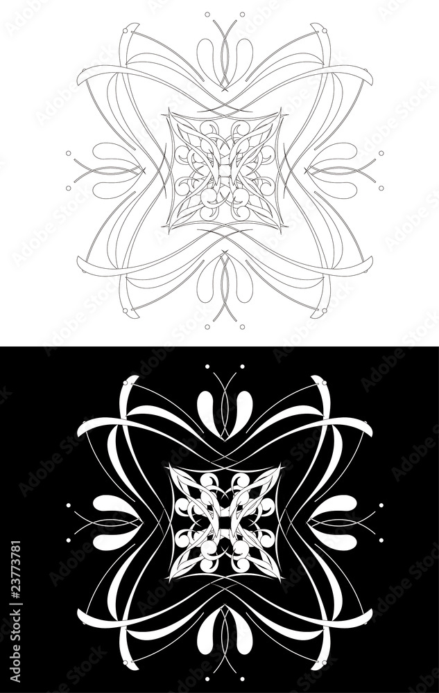 Swirl elements and monograms for design and decorate. Swirl elements and monograms for design and decorate.