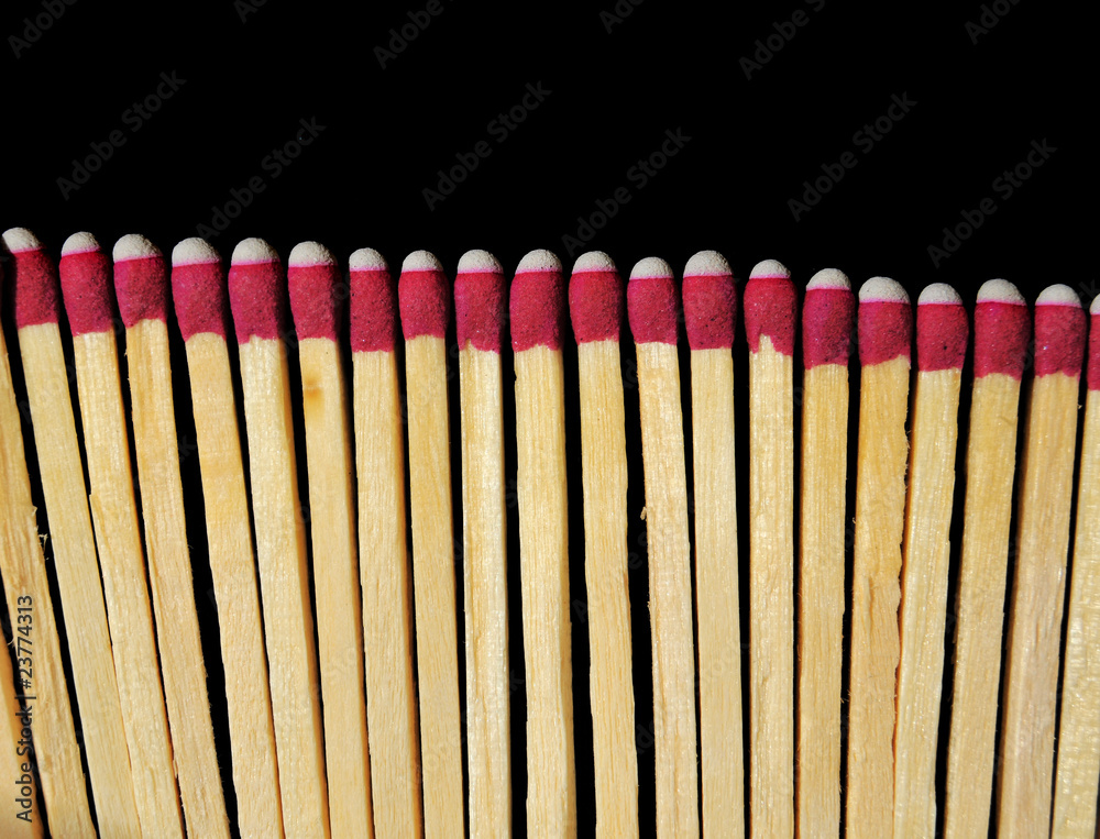 Matches Isolated on Black Background Matches Isolated on Black Background