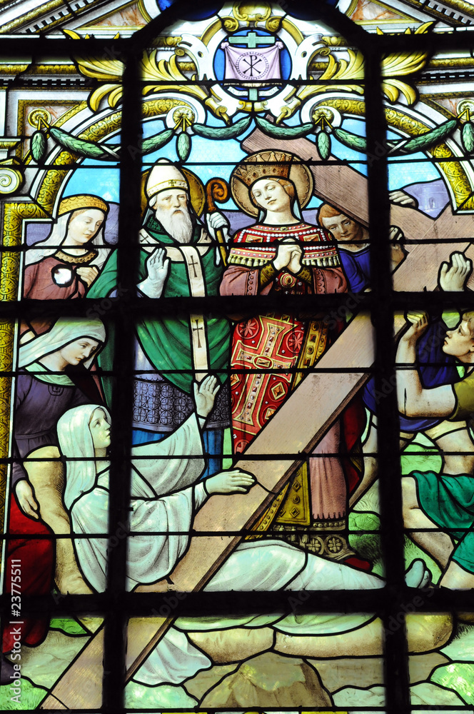 France, vitraux de l’église de Marly le Roi