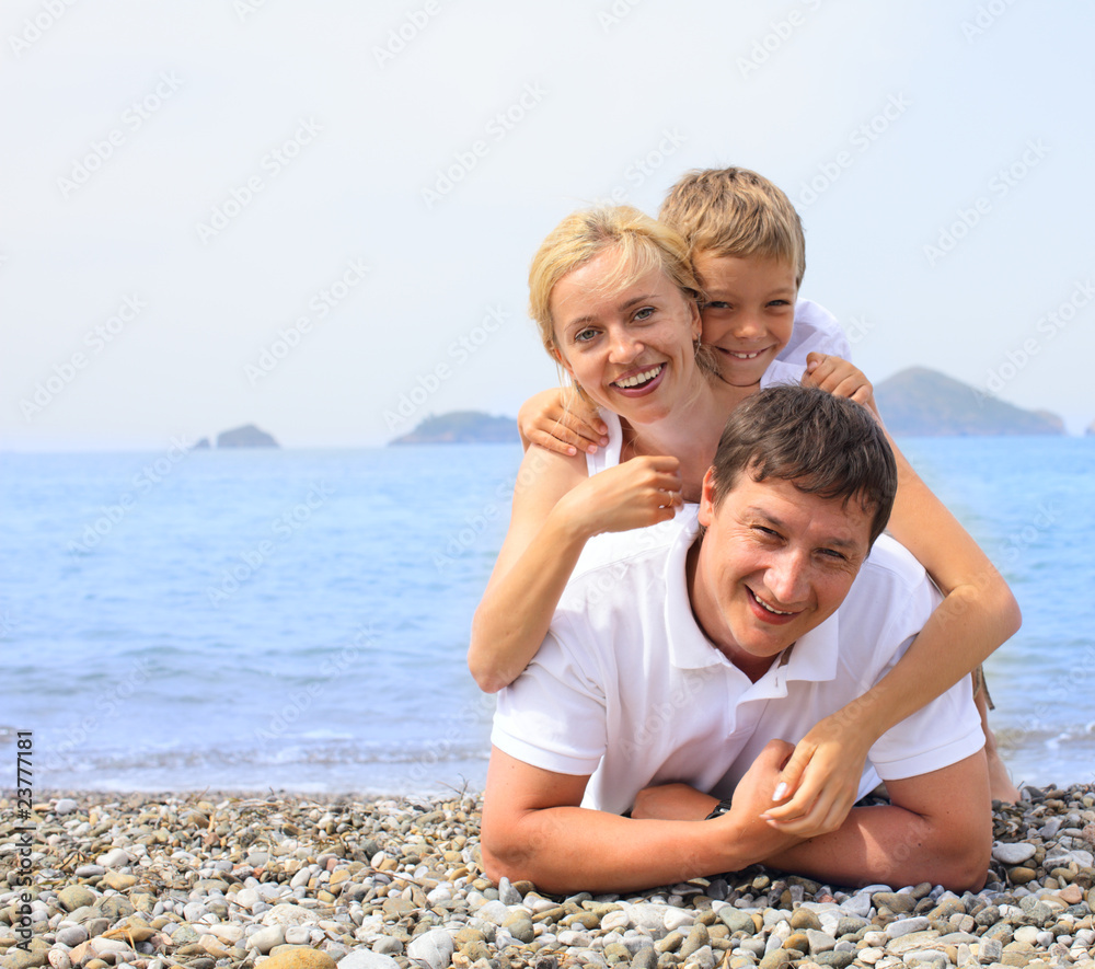 Family on the beach Family on the beach
