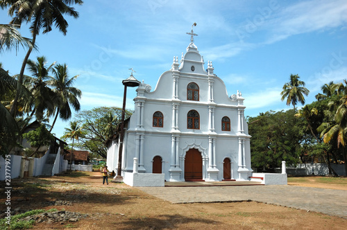 Old church in Cochin,Kerala,India
