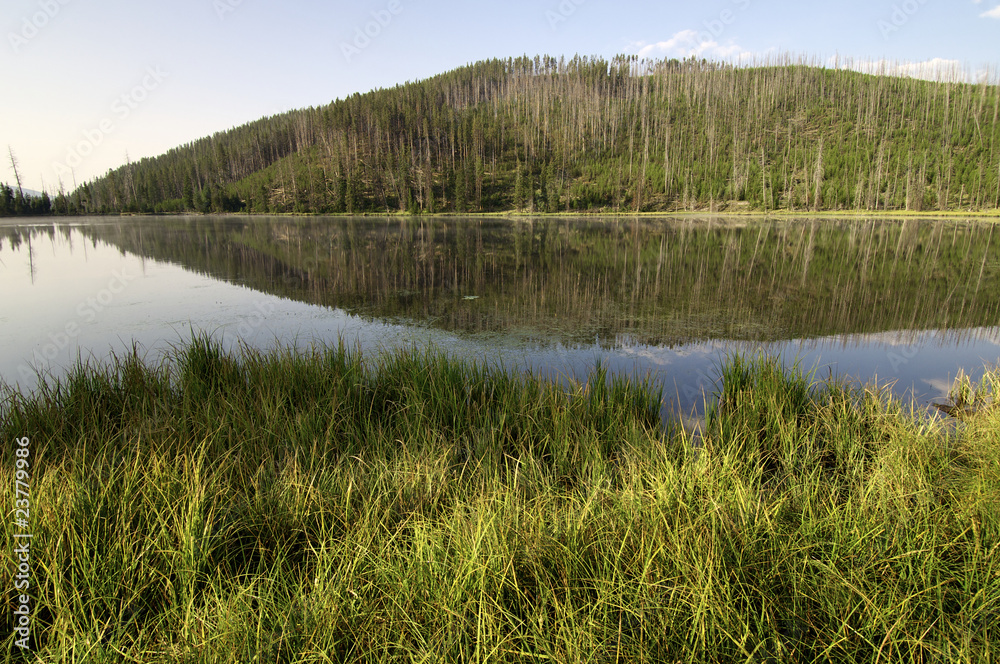 Mountain lake in Grand Teton