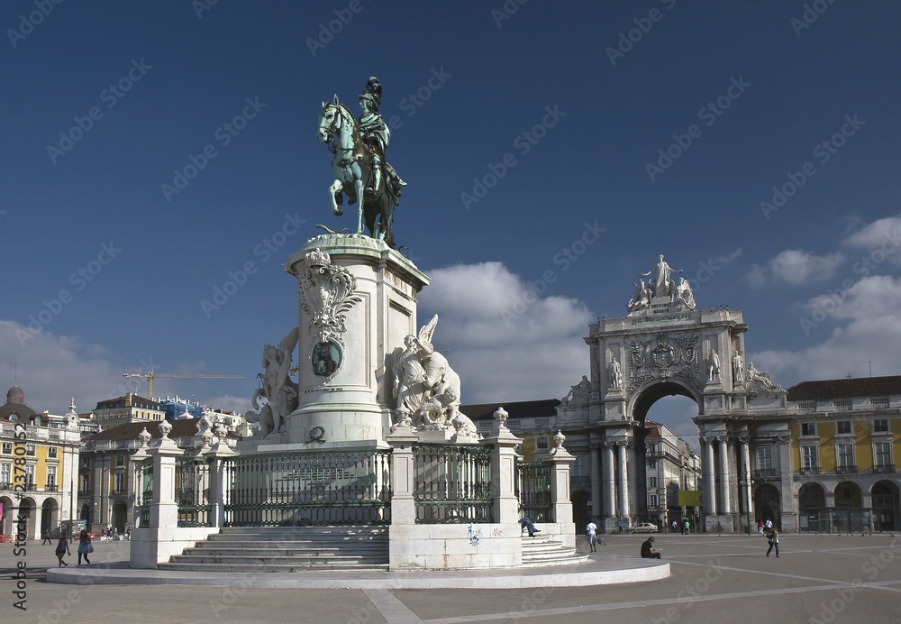 Obraz premium King José I Statue