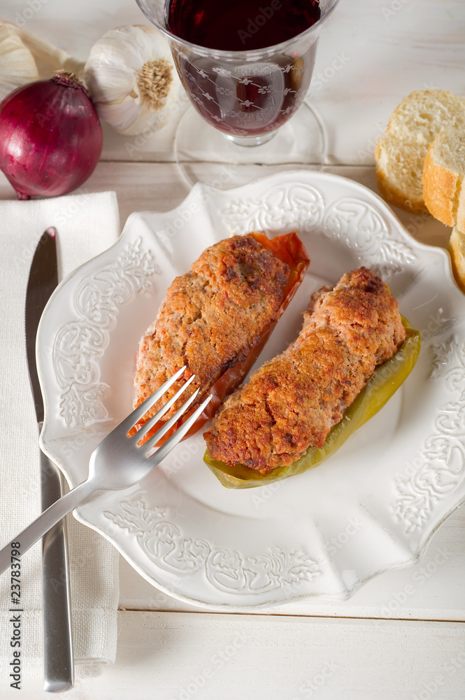 stuffed peppers - peperoni ripieni stuffed peppers - peperoni ripieni
