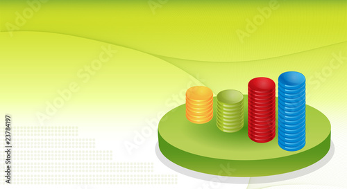 Financial Graphs background