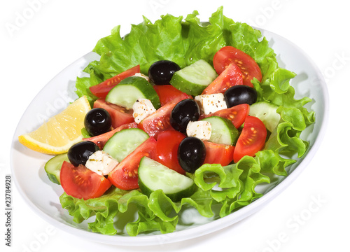 salad with vegetables