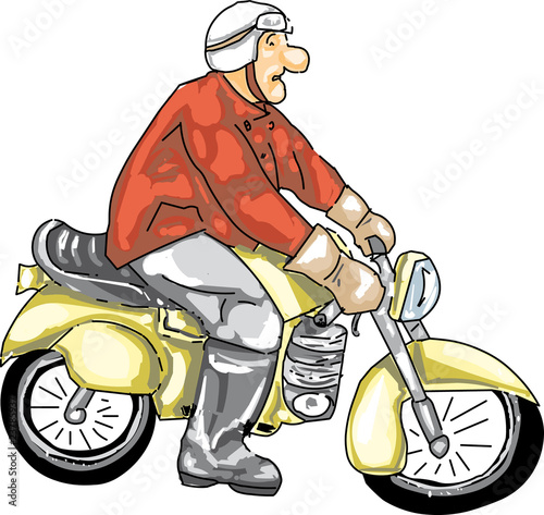 Motorradfahrer