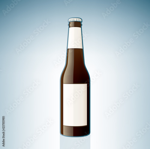 Brown Beer Bottle