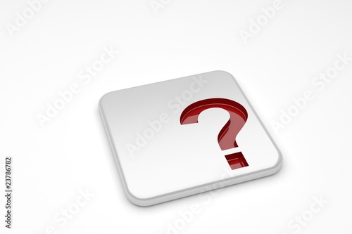Punto interrogativo rosso
