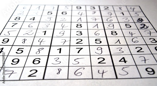 sudoku photo