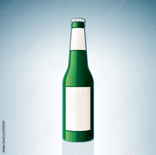 Green Beer Bottle