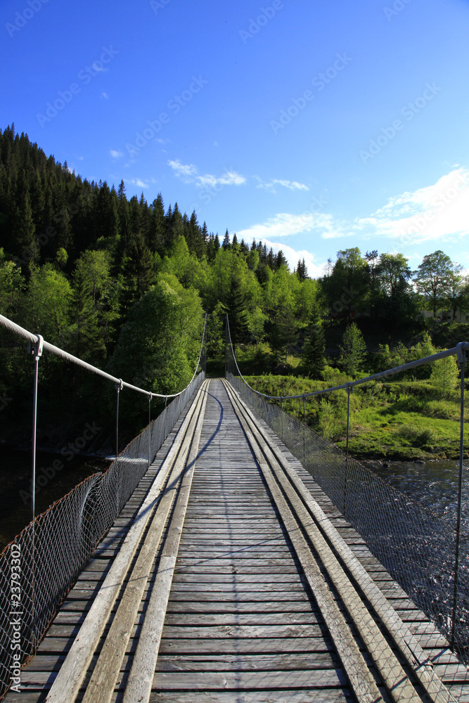 Fototapeta premium Brücke Norwegen