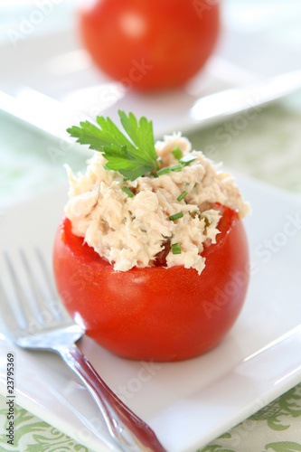 Tomato Stuffed with Tuna Salad