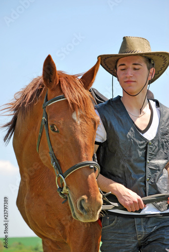 young man and horse © Dessie