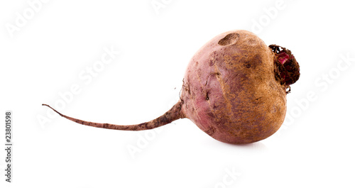 Beet isolated on white